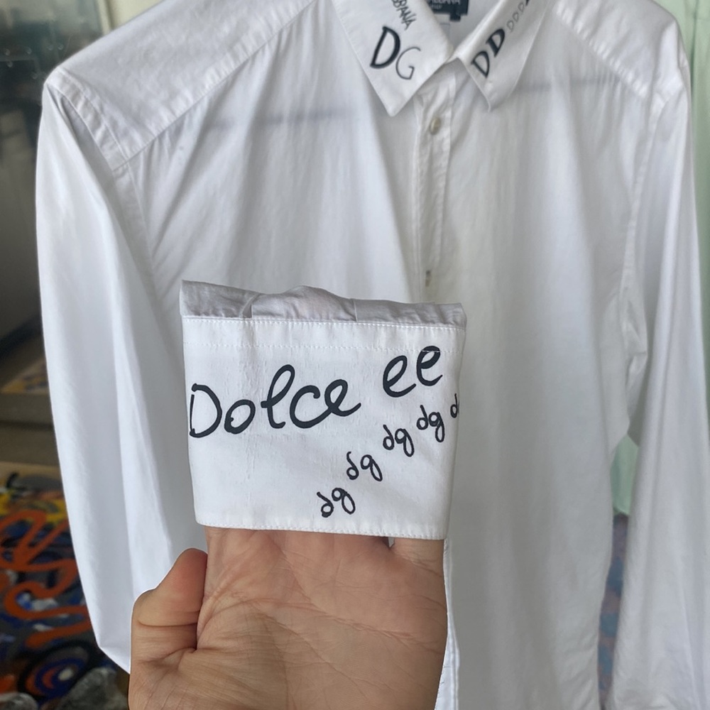D&G | Logo Print Button Up - image 4